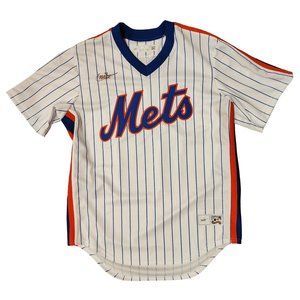 Nike Cooperstown Collection NY Mets Darryl Strawberry Sewn Pullover Jersey